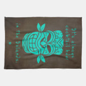Cocktail Hour Tiki Towel Theedoek (Horizontaal)
