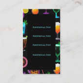 Cocktail Hour Visitekaartje (Achterkant)