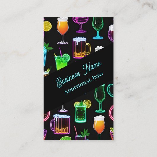 Cocktail Hour Visitekaartje (Voorkant)