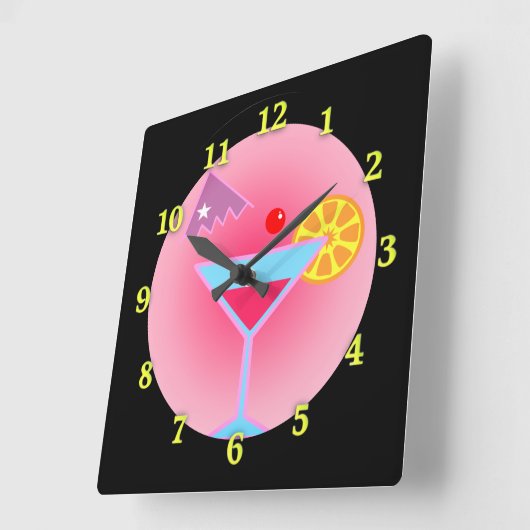 Cocktail Hour Wall klok (Hoek)
