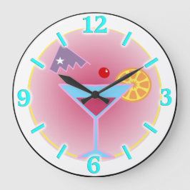 Cocktail Hour Wall klok