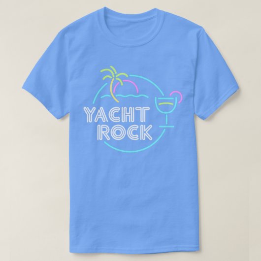 Cocktail Hour Yacht Rock-ontwerp T-shirt (Design voorkant)