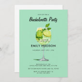 Cocktail Hugo Spritz vrijgezellenfeest Kaart (Voorkant / Achterkant)