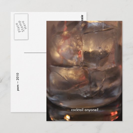Cocktail Iemand? Briefkaart (Voorkant / Achterkant)