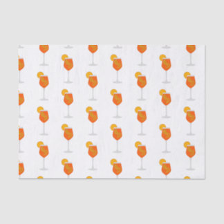 Cocktail Illustration, Aperol Spritz Tissuepapier