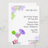 Cocktail Invitation Kaart (Voorkant / Achterkant)