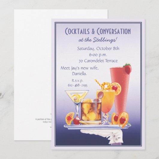 Cocktail © kaart (Voorkant / Achterkant)