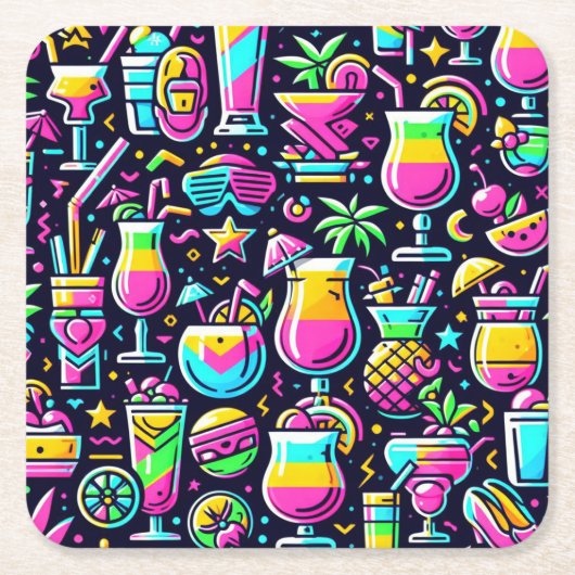 cocktail kartonnen onderzetters (Voorkant)