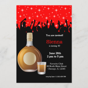 Cocktail * kies achtergrondkleur kaart