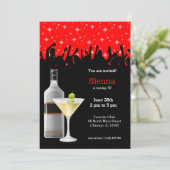 Cocktail * kies achtergrondkleur kaart (Staand voorkant)