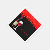 Cocktail * kies achtergrondkleur servet (Hoek)