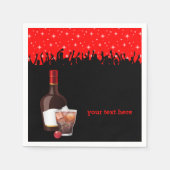 Cocktail * kies achtergrondkleur servetten (Voorkant)