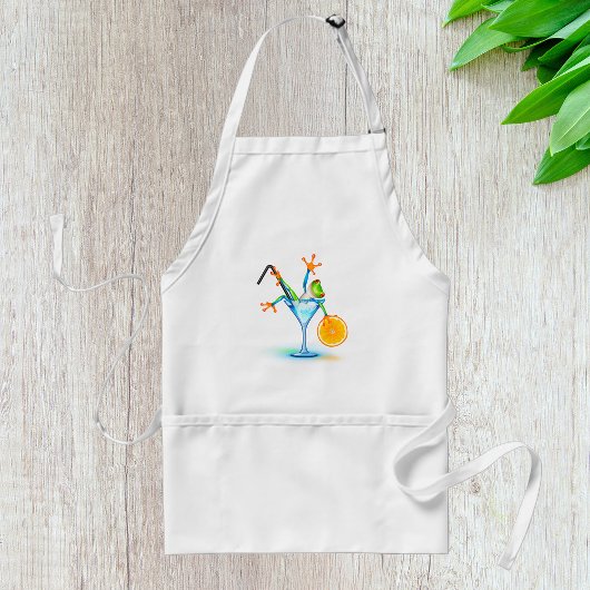 Cocktail Kikker Standaard Schort