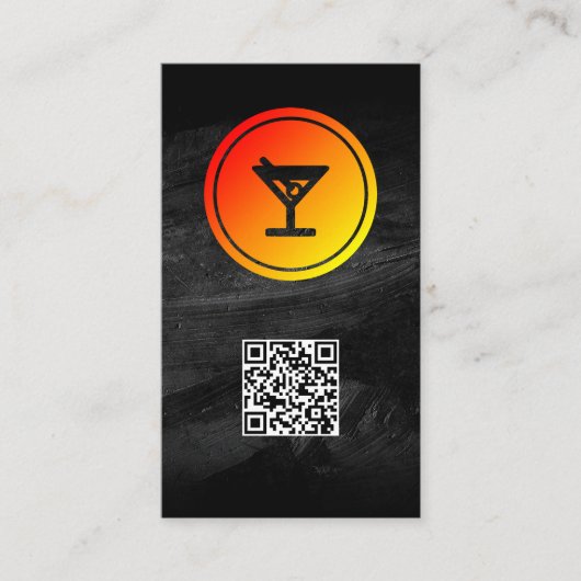 Cocktail Logo | Restaurant | Bar is already in Dut Visitekaartje (Voorkant)