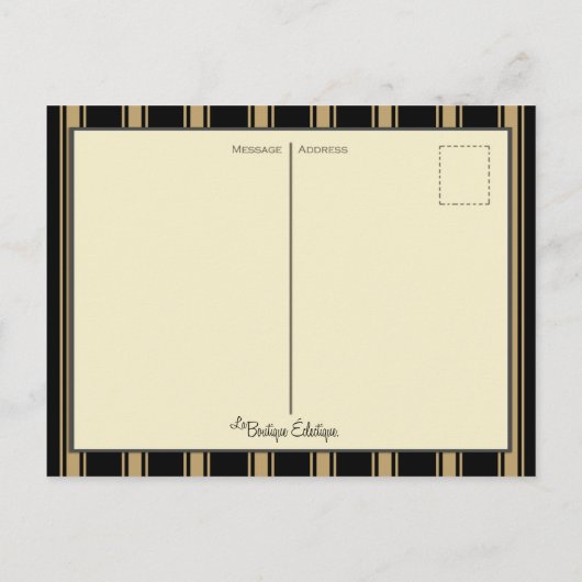 Cocktail Lounge Briefkaart (Achterkant)