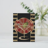 Cocktail Lounge Briefkaart (Staand voorkant)