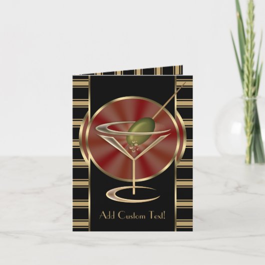 Cocktail Lounge Kaart (Voorkant)
