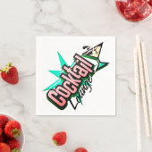 Cocktail lounge martini retro  liquor bar servet (Insitu)