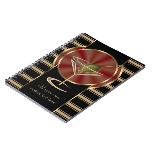 Cocktail Lounge Notitieboek (Linkerzijde)