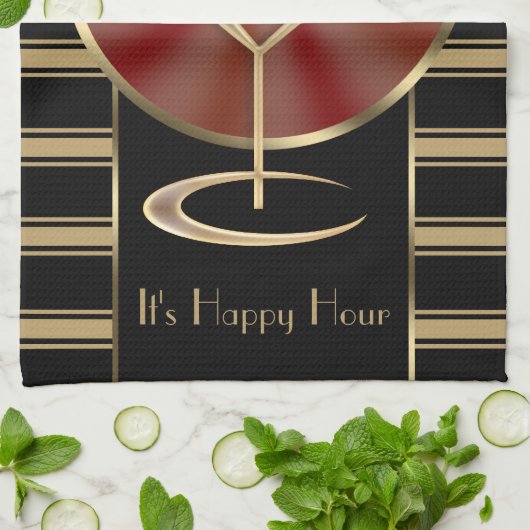 Cocktail Lounge Theedoek (Gevouwen)