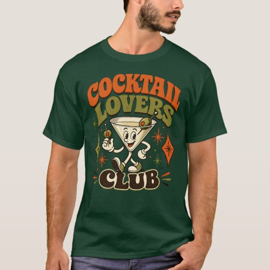 Cocktail Lovers Club T-shirt (Voorkant)