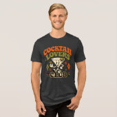 Cocktail Lovers Club Tri-Blend Shirt (Voorkant volledig)