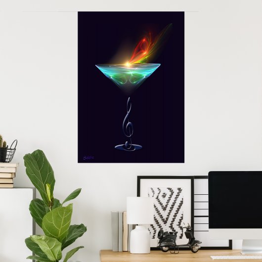 Cocktail Magic Poster (Thuiskantoor)