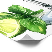 Cocktail Margs and Matrimony Bridal Shower Welcome Poster (Hoek)