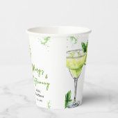 Cocktail Margs en Huwelijk Bruidsfeest Papieren Bekers (Links)