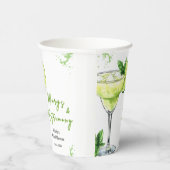 Cocktail Margs en Huwelijk Bruidsfeest Papieren Bekers (Rechts)