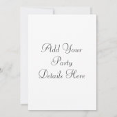 Cocktail Martini Feest Uitnodiging (Achterkant)