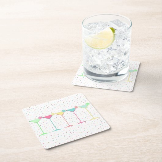 Cocktail Martini Kartonnen Onderzetters (Insitu)