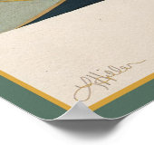 Cocktail Martini Mid Century Design Poster (Hoek)