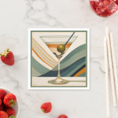 Cocktail Martini Mid Century Design Servet (Insitu)