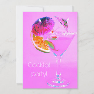 Cocktail met cocktailparaplu's kaart