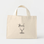 Cocktail  mini tote bag (Voorkant)