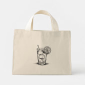 Cocktail  mini tote bag (Achterkant)