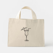 Cocktail  mini tote bag (Achterkant)