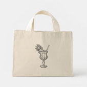 Cocktail  mini tote bag (Achterkant)