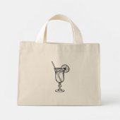 Cocktail  mini tote bag (Achterkant)