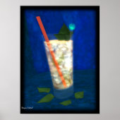 Cocktail: Mint Julep Poster (Voorkant)