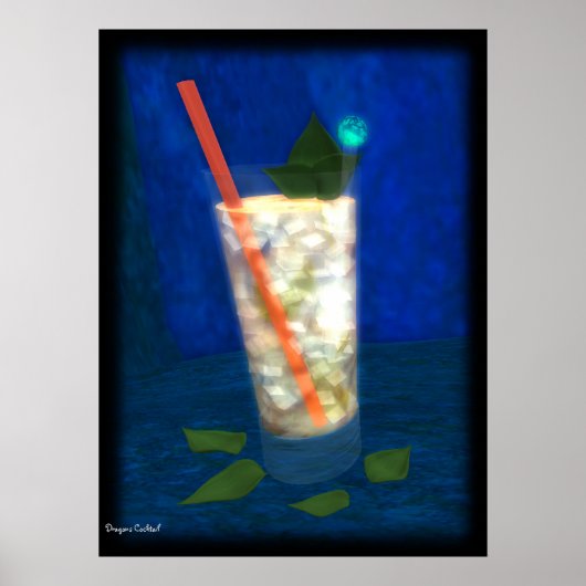 Cocktail: Mint Julep Poster (Voorkant)