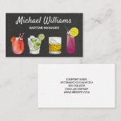 Cocktail mix Drinken | mixologie Visitekaartje (Voorkant / Achterkant)