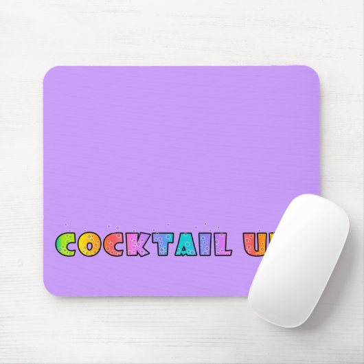 COCKTAIL. MOUSEPAD MUISMAT (Met muis)