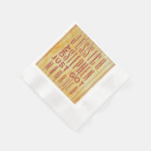 Cocktail Napkin Asian Influenced Floral Servet (Hoek)