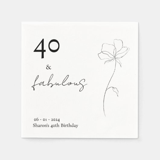 Cocktail Napkin | Customizable Event Servet (Voorkant)