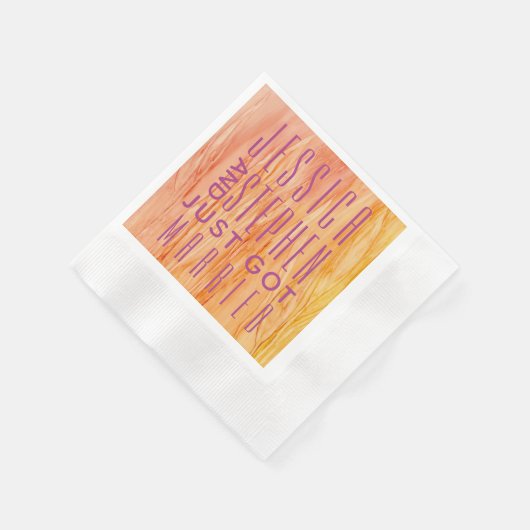 Cocktail Napkin Fresh Flowers Floral Servet (Hoek)