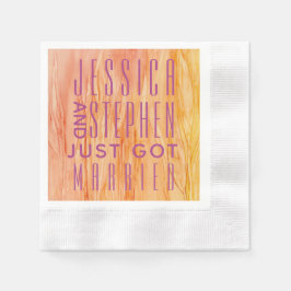 Cocktail Napkin Fresh Flowers Floral Servet