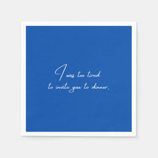 Cocktail napkin grappige blauwe plek servet