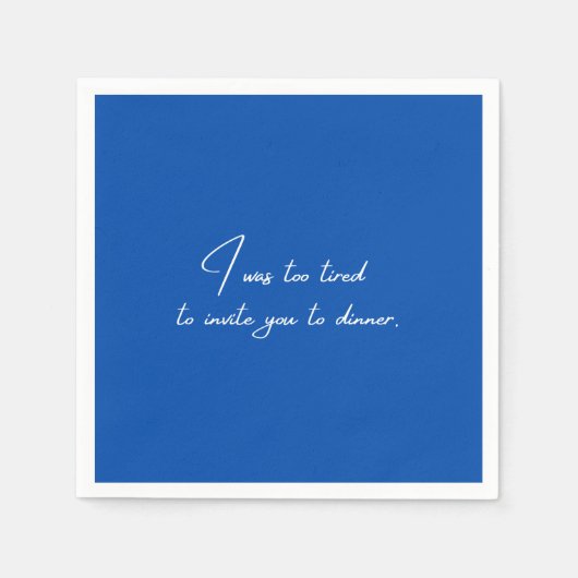 Cocktail napkin grappige blauwe plek servet (Voorkant)